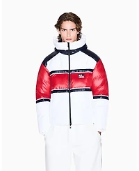 A|X Armani Exchange Men's Color Block Puffer Jacket
