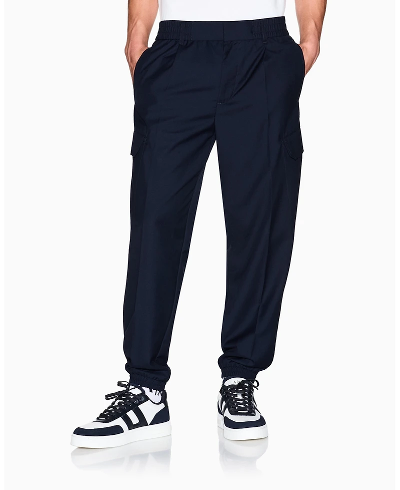 A|X Armani Exchange Men's Poly Cargo Jogger