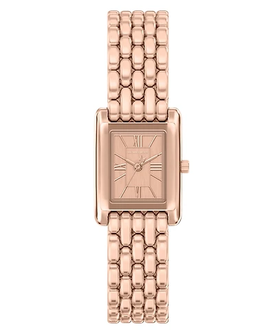 Michael Kors Women's Essex Three-Hand Rose Gold-Tone Stainless Steel Watch, 20mm