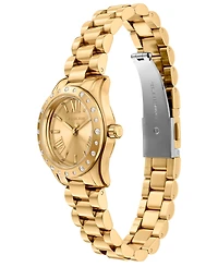 Michael Kors Women's Lexington Three-Hand Gold-Tone Stainless Steel Watch and Jewelry Set, 26mm