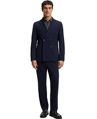 Boss by Hugo Men's Printed Performance-Stretch Jersey Slim-Fit Dress Shirt