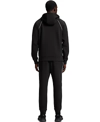 Boss by Hugo Men's Piping Details Cotton-Blend Zip-Up Hoodie