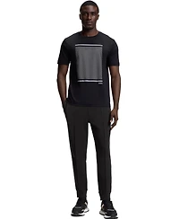 Boss by Hugo Men's Piped-Detail Cotton-Blend Tracksuit Bottom Pants