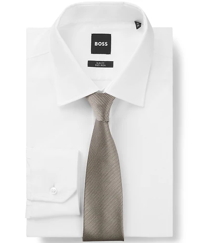 Boss by Hugo Boss Men's Jacquard Pattern Silk Slim Tie