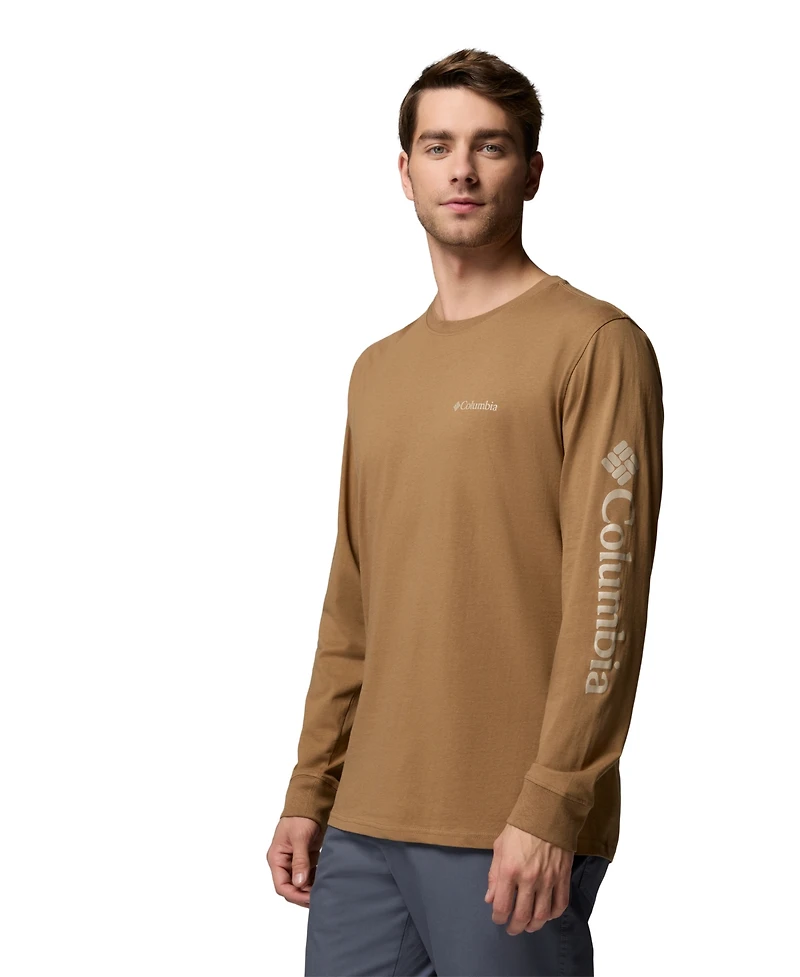 Columbia Men's Fundamental Graphic Long-Sleeve T-Shirt