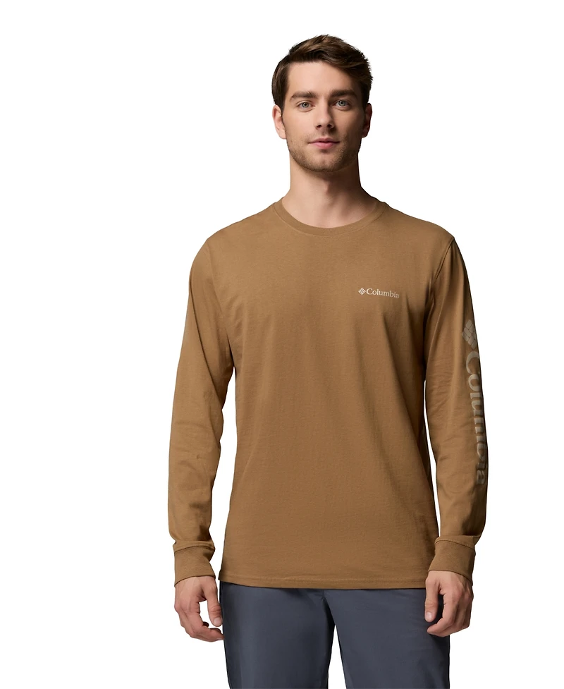 Columbia Men's Fundamental Graphic Long-Sleeve T-Shirt