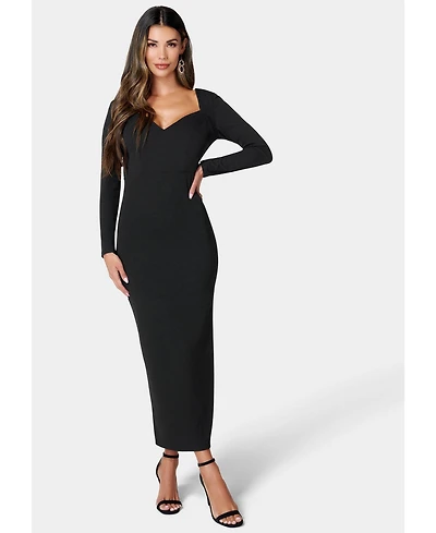 Bebe Women's Open Back Ankle Dress