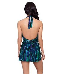 Magicsuit Women's Rainfall Ellie Halter Neck Swim Dress