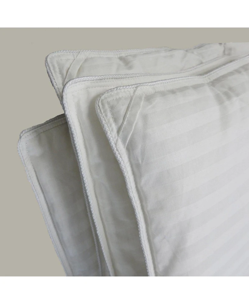 Egyptian Cotton Damask Stripe Down Comforter Lightweight