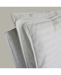 Egyptian Cotton Damask Stripe Down Comforter Lightweight