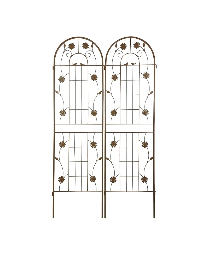 Streamdale Furniture Metal Garden Trellis 71" Climbing Plant Support