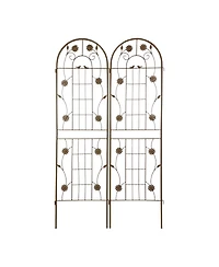 Streamdale Furniture Metal Garden Trellis 71" Climbing Plant Support