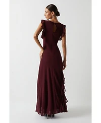 Coast Women's Honoured Ruffle Georgette Maxi Dress