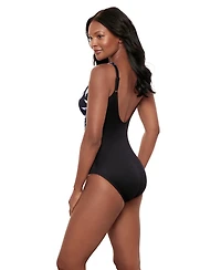 Miraclesuit Women's Fiore Di Luna Oceanus Ddd Tummy Control One-Piece Swimsuit