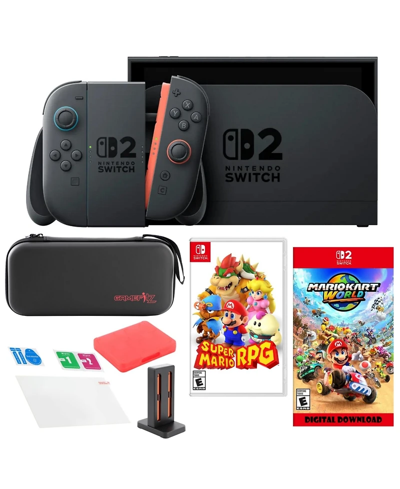 Nintendo Switch 2 MarioKart with Rpg & Accessories Kit
