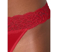 Maidenform Women's Everyday Pretty Lace Thong Panty