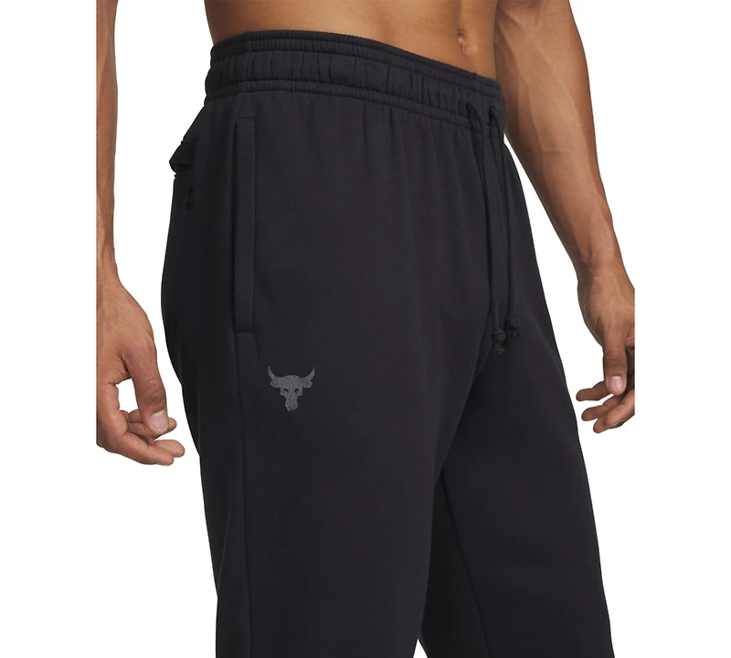 Under Armour Men's Project Rock Rival Tapered Leg Joggers