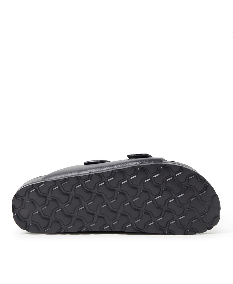 Dearfoams EcoCozy Women's Sustainable Double Buckle Sandal