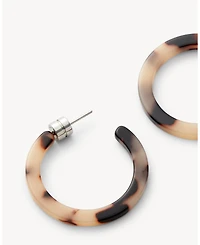 Machete Mini Hoops in Ash Blonde Tortoise