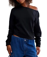 Free People Women's Jess Asymmetric Long Sleeve Top