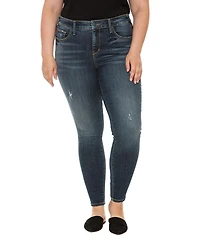 Slink Jeans Women's Denim Mid Rise Ankle Skinny 29" inseam - Sofia