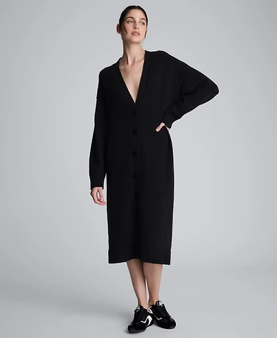 Kenneth Cole Women's Long-Sleeve Cardigan Sweater