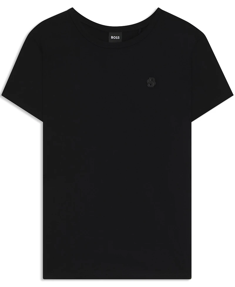 Boss by Hugo Women's Slim-Fit Mercerised-Cotton T-Shirt