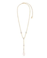Ettika Dripping Crystal Lariat Necklaces