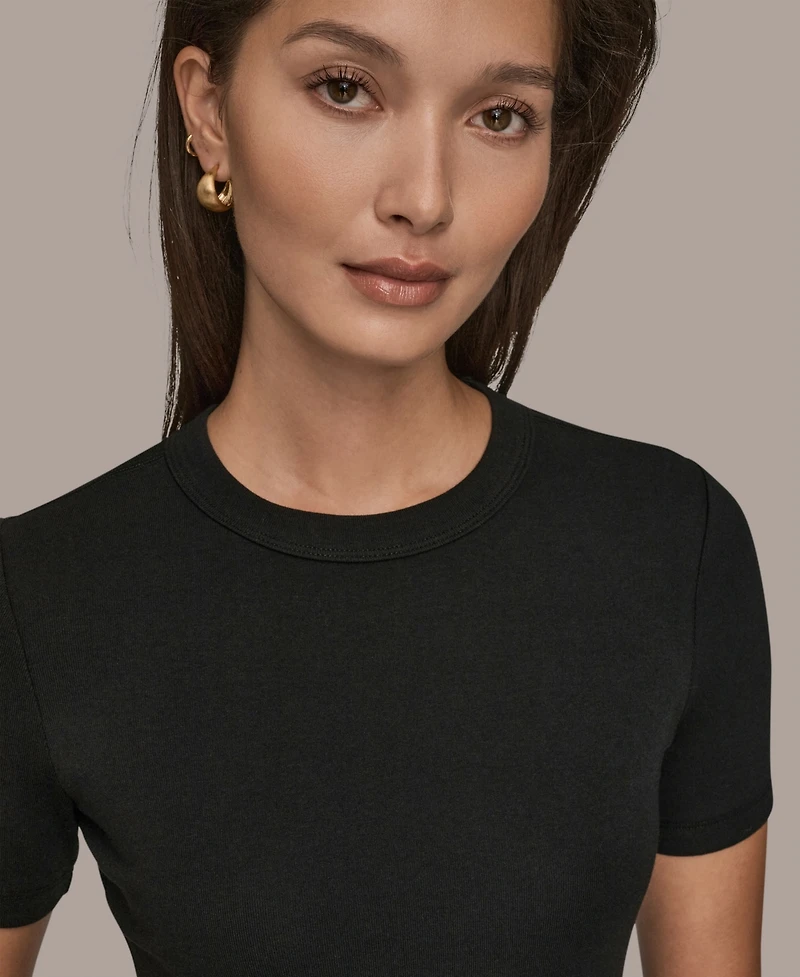 Donna Karan Weekend Women's Short-Sleeve Crewneck T-Shirt