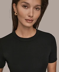 Donna Karan Weekend Women's Short-Sleeve Crewneck T-Shirt