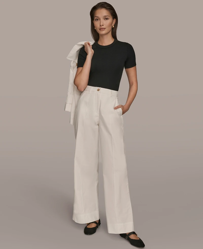 Donna Karan Weekend Women's High-Rise Pintuck Trousers
