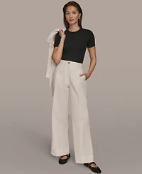 Donna Karan Weekend Women's High-Rise Pintuck Trousers
