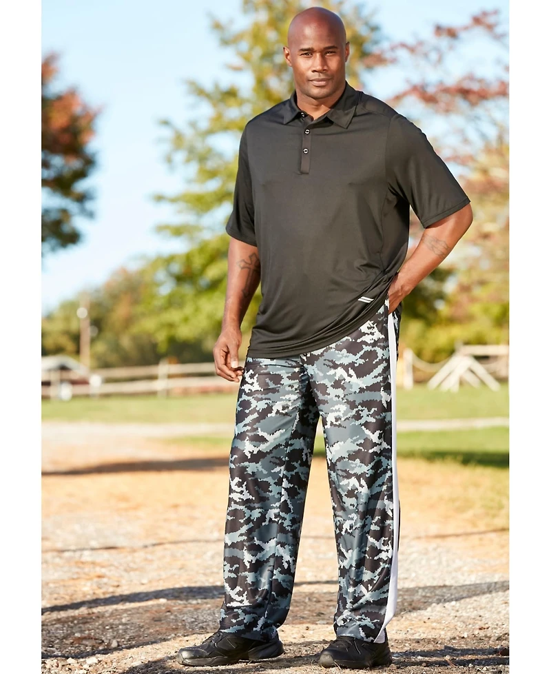KingSize Big & Tall Performance Mesh Side Panel Sweatpants