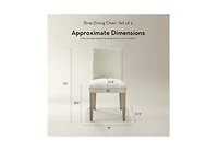 Z Gallerie Stria Dining Chair- Set of 2