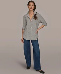Donna Karan Weekend Women's Long-Sleeve Button-Down Shirt