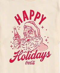 Airwaves Men's Coca-Cola Happy Holidays Short-Sleeve Graphic T-Shirt