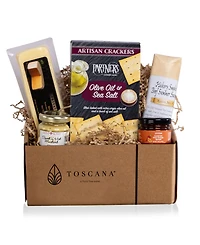 Toscana Touchdown Cutting Board with Gourmet Gift Pack, 5-Piece