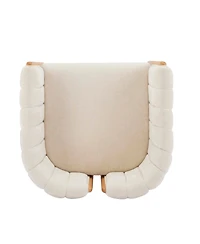 Streamdale Dining Chairs Set of 2, Modern Seating with Rubber Wood Frame