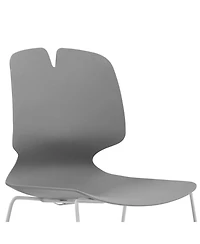 Streamdale Modern Grey Ergonomic Office Chair Set, 4-Piece