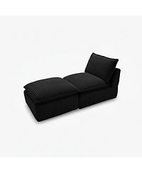 Streamdale Furniture Modern Corduroy Cloud Sofa, Freely Combined