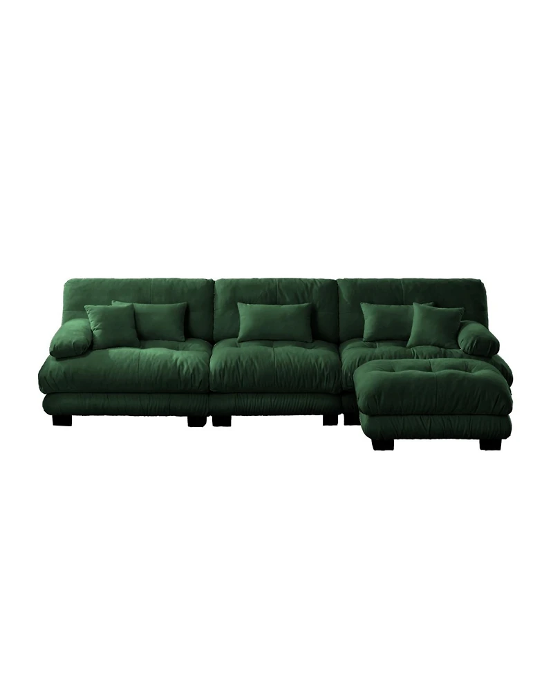 Streamdale Furniture Streamdale Luxury Modular Sectional Sofa Couch, Oversized L Shaped Cloud Couch