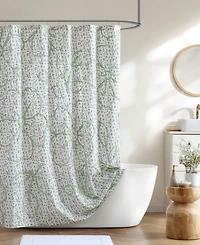 Peri Home Blueberry Chenille Shower Curtain, 72" x 72"