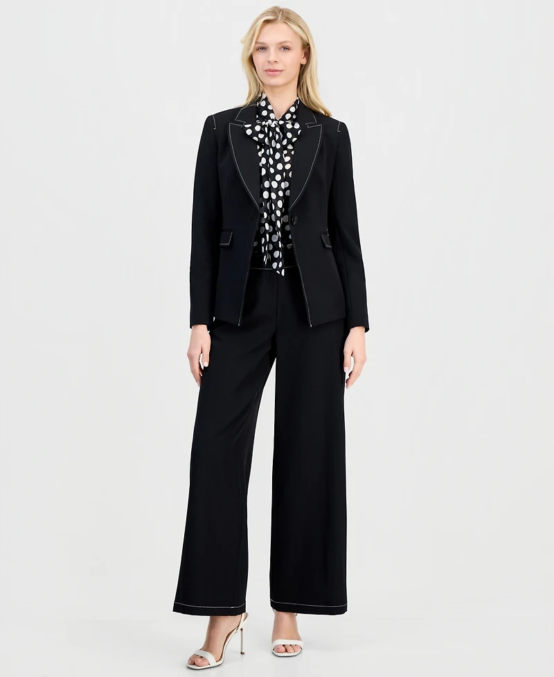 Tahari Asl Petite One-Button Blazer
