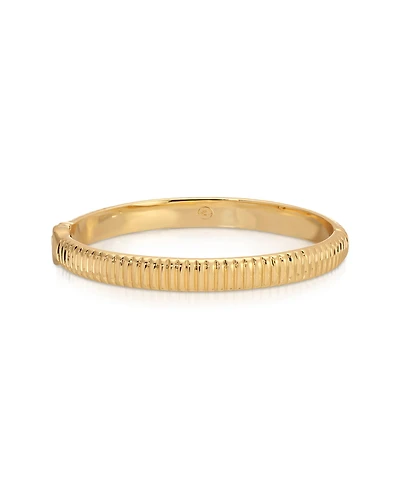 Ettika Ribbed Stacking Bangle Bracelet