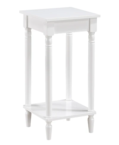 Convenience Concepts 14" French Rubberwood Traditional End Table