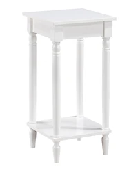 Convenience Concepts 14" French Rubberwood Traditional End Table