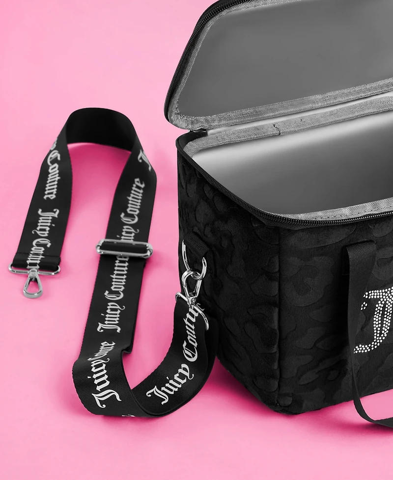 Juicy Couture Rhinestones 9.4" Chill Couture Lunch Cooler Tote Bag