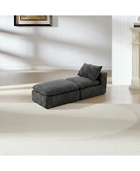 Streamdale Furniture Modern Chenille Cloud Sofa - Freely Combinable & Comfortable