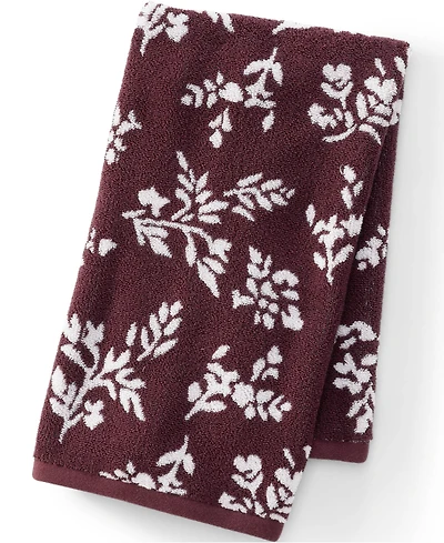 Lands' End Cotton Jacquard Hand Towel