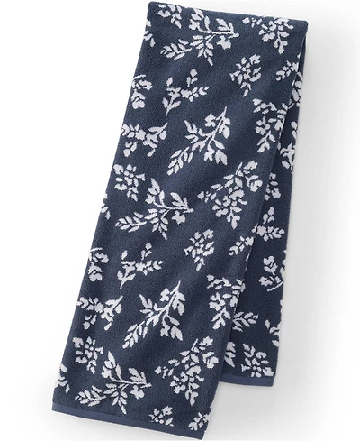 Lands' End Cotton Jacquard Bath Towel